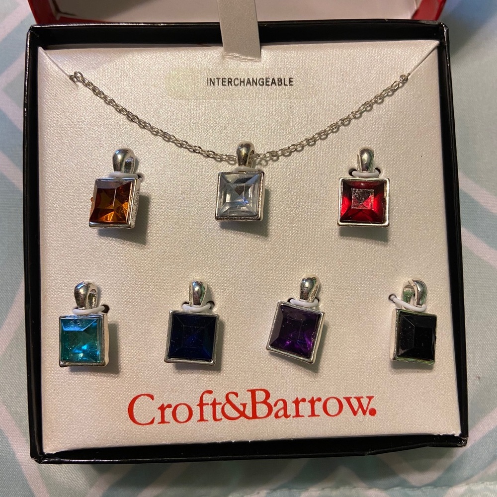 Croft & Barrow Interchangeable Necklace Set